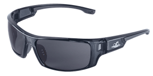 Dorado® Dark Smoke Performance Fog Technology Lens, Crystal Black Frame Safety Glasses - BH943PFT