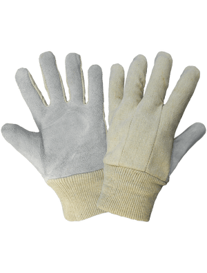 Economy Split Cowhide Leather Palm Gloves with Knit Wrist - 2300KW