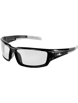 Maki® Clear Anti-Fog Lens, Crystal Black Frame Safety Glasses - BH1431AF