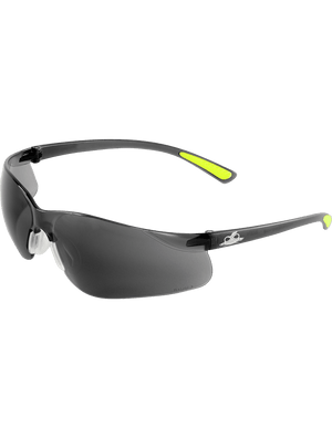 Bass™ Smoke Anti-Fog Lens, Frosted Black Frame Safety Glasses - BH2143AF