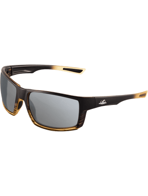 Sawfish™ Silver Mirror Anti-Fog Lens, Tortoise/Black Frame Safety Glasses - BH2677AF