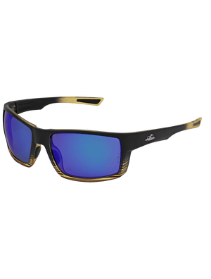 Sawfish™ Blue Mirror Performance Fog Technology Polarized Lens, Tortoise/Black Frame Safety Glasses - BH2679PFT