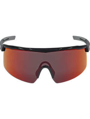 Whipray™ Red Mirror Performance Fog Technology Lens, Shiny Black Frame Safety Glasses - BH32510PFT