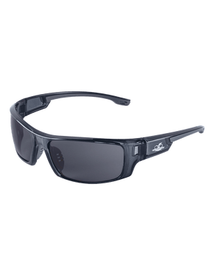 Dorado® Dark Smoke Anti-Fog Lens, Crystal Black Frame Safety Glasses - BH943AF