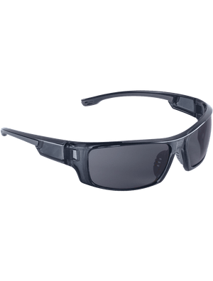 Dorado® Dark Smoke Anti-Fog Lens, Crystal Black Frame Safety Glasses - BH943AF