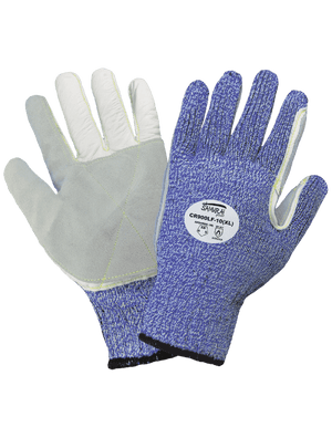 Samurai Glove® Cut, Abrasion, and Puncture Resistant Tuffalene® Gloves with Reinforced Premium Cowhide Leather Palm - CR900LF