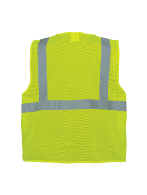 FrogWear® HV High-Visibility Lightweight Mesh Polyester Safety Vest - GLO-001VE