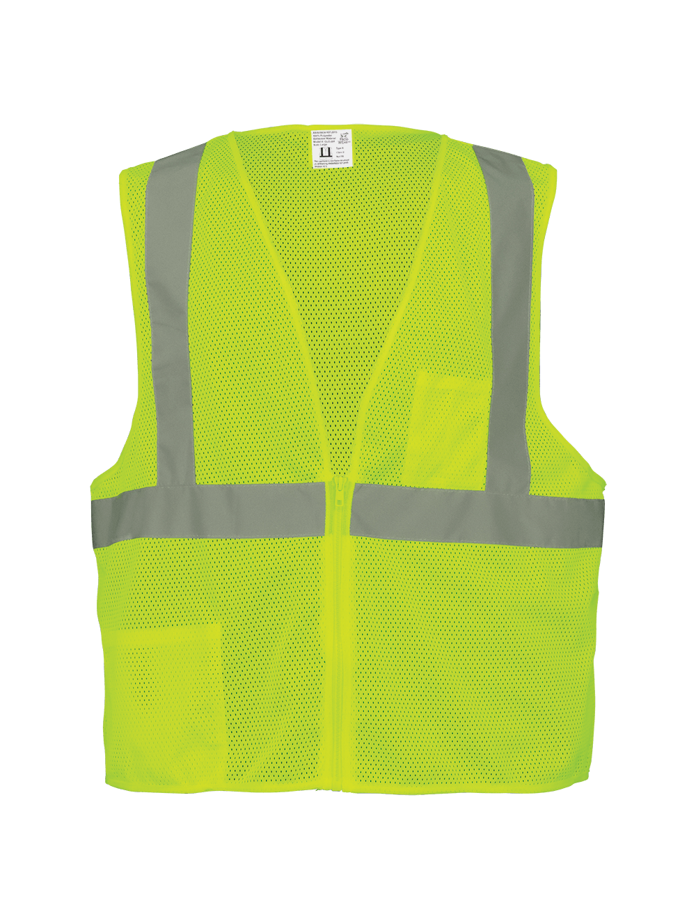 FrogWear® HV High-Visibility Lightweight Mesh Polyester Safety Vest - GLO-001