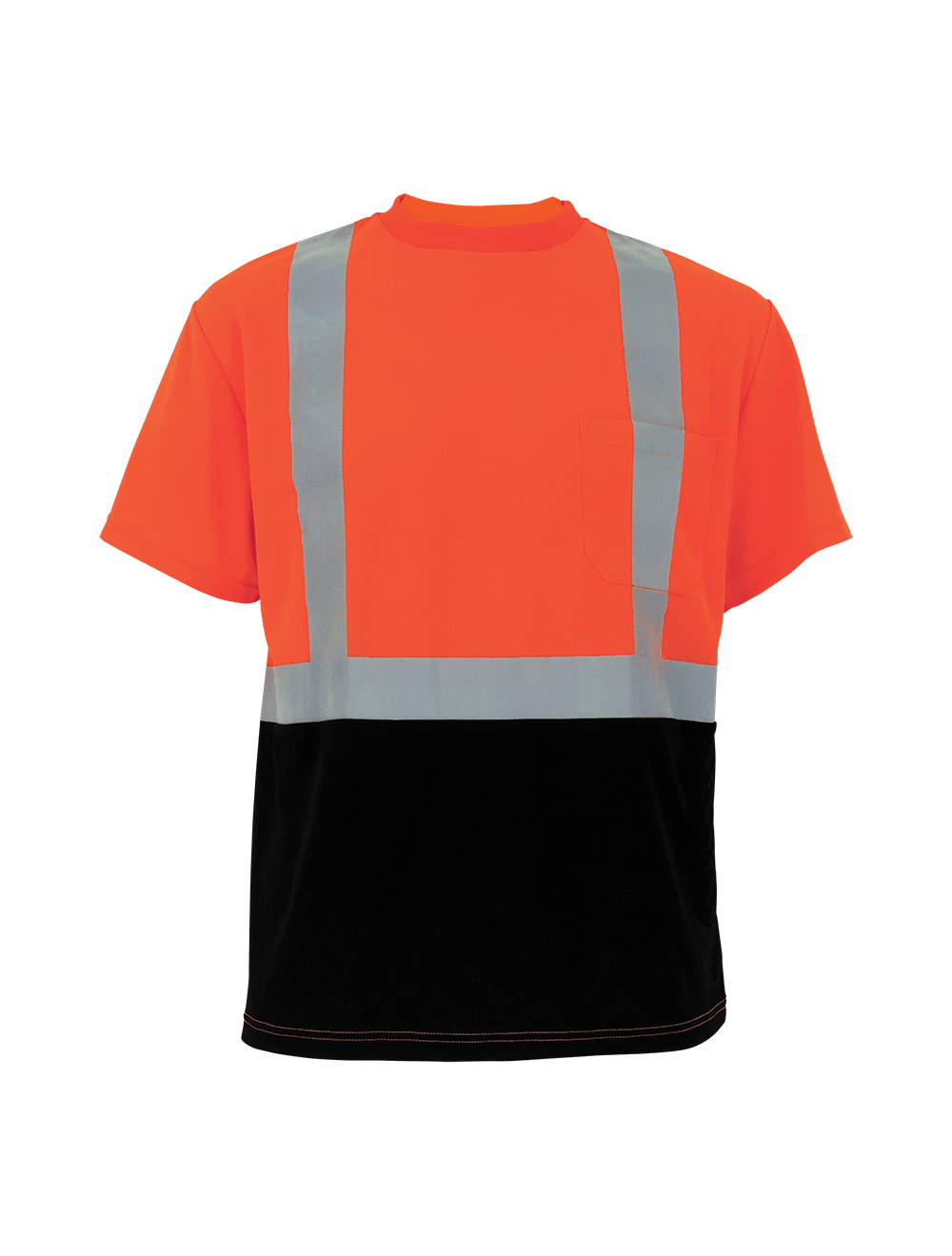 FrogWear® HV Self-Wicking Polyester Short-Sleeved Shirt - GLO-005B