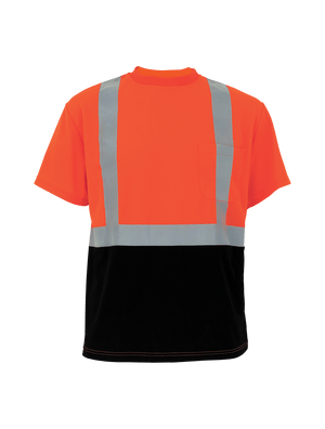 FrogWear® HV Self-Wicking Polyester Short-Sleeved Shirt - GLO-005B