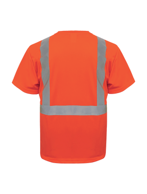 FrogWear® HV Self-Wicking Polyester Short-Sleeved Shirt - GLO-005B