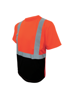 FrogWear® HV Self-Wicking Polyester Short-Sleeved Shirt - GLO-005B