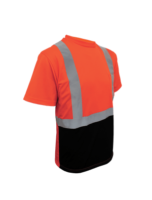 FrogWear® HV Self-Wicking Polyester Short-Sleeved Shirt - GLO-005B