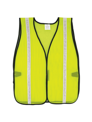 FrogWear® HV Enhanced Visibility Economy Mesh Safety Vest with Reflective - GLO-10-G-1IN