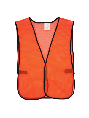 FrogWear® HV Enhanced Visibility Orange Economy Mesh Safety Vest - GLO-10-O