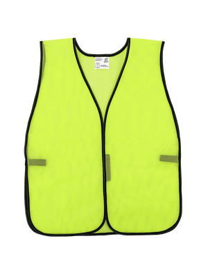 FrogWear® HV High-Visibility Yellow/Green Economy Mesh Safety Vest - GLO-10-YG