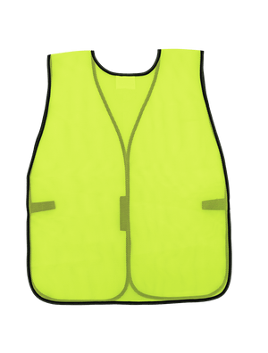 FrogWear® HV High-Visibility Yellow/Green Economy Mesh Safety Vest - GLO-10-YG