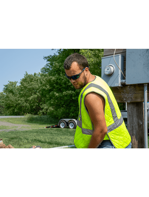 Bullhead Safety® Premium High-Visibility Evaporative Cooling Vest - GLO-CV1