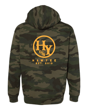 HEAVYWEIGHT HOODIE - GREEN CAMO