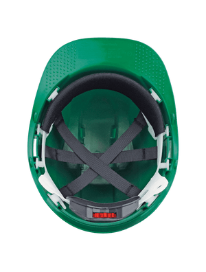 Bullhead Safety™ Head Protection Green Unvented Cap Style Hard Hat With Six-Point Ratchet Suspension - HH-C2-G