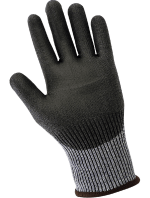 Samurai Glove® Cut Resistant, Salt-and-Pepper 13-Gauge Tuffalene® Platinum Polyurethane Coated Gloves - PUG-913